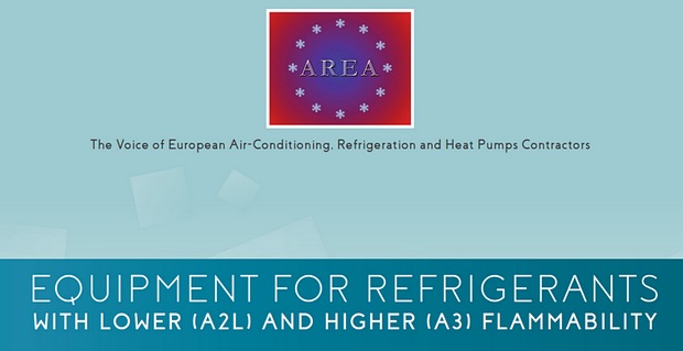 AREA guide about equipment for refrigerants with lower and higher flammability