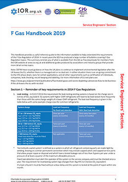 IoR offers free-to-download F-gas guide