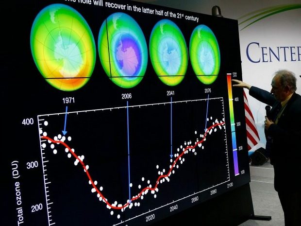 Report: Ozone Hole Has Shrunk by More Than Four Million Square Kilometers