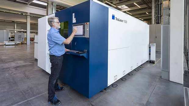 Trumpf uses water to cool laser-cutting machines