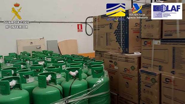 110 tonnes of refrigerant seized in gang bust