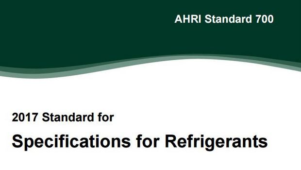 AHRI updates refrigerant spec standard