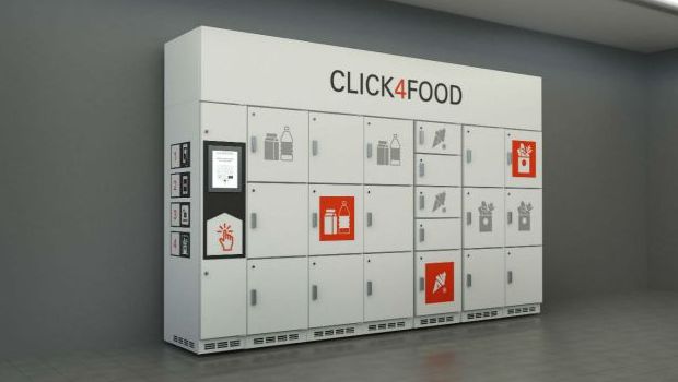 ‘Click & Collect’ food retail systems cooled with HCs