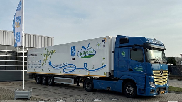The first trailer with the new refrigeration unit has started operation in the Netherlands