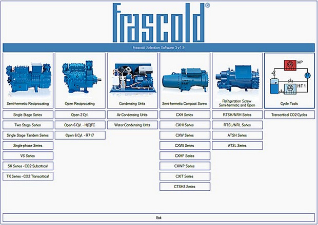 Frascold updates selection software