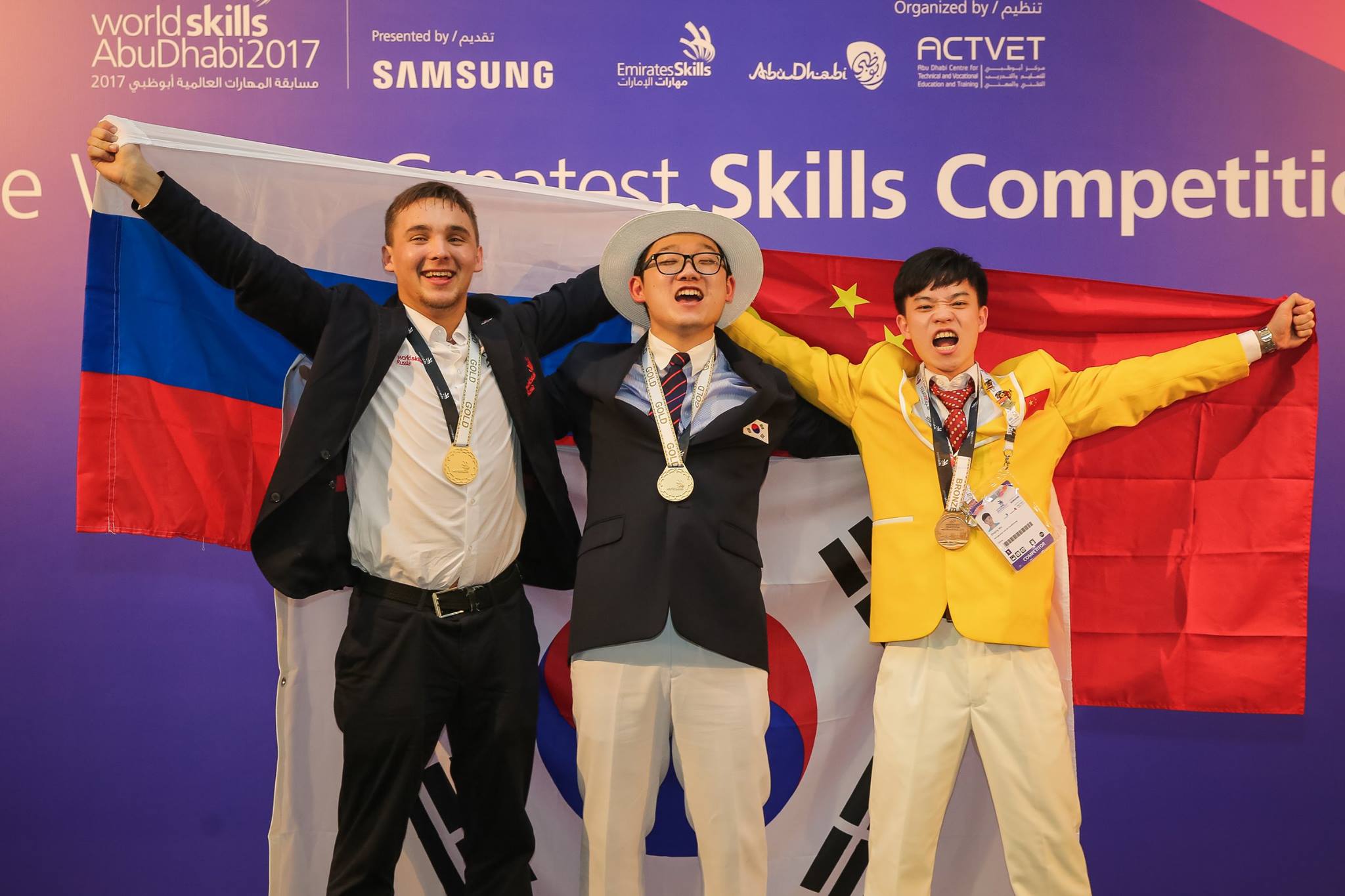 Россиянин Вадим Поляков - чемпион мира в WorldSkills в Абу-Даби