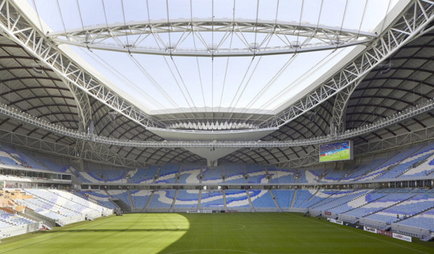 World Cup stadium cooling technology and CO2 emissions