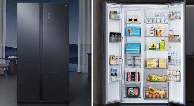 Представлен холодильник Mijia Side-by-side 540L Ice Crystal Refrigerator